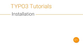 TYPO3 Tutorial  Installation 001 [upl. by Atteroc]