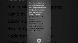 Mark EliyahuDerinlerde Speed Up Lyrics spotify tiktok [upl. by Gustavus166]