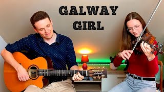 Galway Girl  Live acoustic cover with guitar vocals amp violin [upl. by Elehcin]