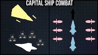 The Basics of CAPITAL SHIP COMBAT Explained  Star Wars Battle Breakdown [upl. by Mayberry372]