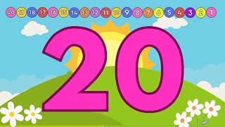 Count And Move  Counting Song for Kids  Count Down From 20 to 1 [upl. by Nancy]