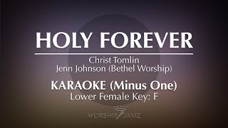 Holy Forever  Karaoke Lower Key [upl. by Liana154]