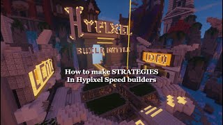 Hypixel Speed Builders  How to make GOOD STRATS [upl. by Cordelia]