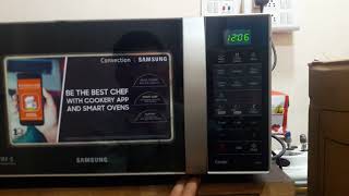 How to use Samsung 21 L Convection Microwave Oven CE73JDXTL Black full demo [upl. by Anwahs]