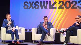 Hard Fork Live with Kevin Roose and Casey Newton at SXSW 2023 [upl. by Nanyt]