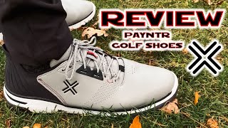 Payntr 004 RS Golf Shoes REVIEW [upl. by Josy]