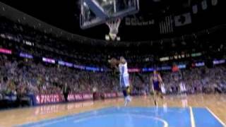 dahntay jones fastbreak windmill dunklakers vs nuggets game 4 2009 playoffs [upl. by Reyna772]