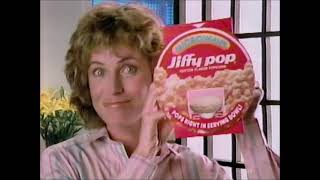 Jiffy Pop Microwave Popcorn  1988 Commercial [upl. by Muire]