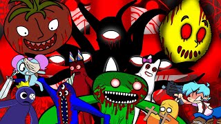 Garten of Banban House of HorrorsBad Ending Complete Series  FNF x Learning with Pibby Animation [upl. by Asilem733]