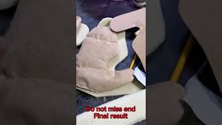 How to make boxing gloves with horse hairs padding [upl. by Fital441]