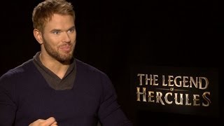 Kellan Lutz Packs on the Muscle for The Legend of Hercules [upl. by Noe625]