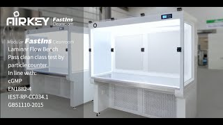 ISO 5 Class 100 HorizontalVertical Laminar Flow Bench [upl. by Anirahc]