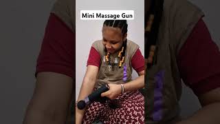 Rechargeable massage gun Say goodbye to musscle body pain viralreels youtubeshorts massagegun [upl. by Broek]