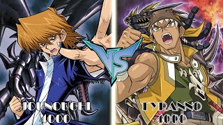 JOUNOUCHI KATSUYA VS TYRANNO KENZA  Accurate Anime Deck  EDOPRO  DUEL REQUEST [upl. by Benioff]