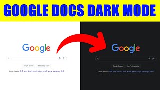 HOW TO ENABLE DARK MODE IN GOOGLE DOCS – Step by Step Guide for PC amp Chrome Users [upl. by Shirlie]