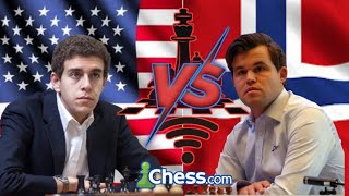 Daniel Naroditsky VS Magnus Carlsen Chesscom 4 Oktober 2024 [upl. by Padegs]