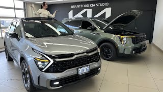 The 2024 Kia Sportage VS Sorento  Two Top Trims Compared [upl. by Sina750]