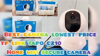 TP LINK TAPO C210 CAMERA UNBOXING AND INSTALLATIONtplink camera cctv home [upl. by Anytsirk951]