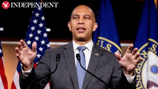 House Democratic leader Jeffries speaks on Hunter Bidens pardon fallout [upl. by Aiza]