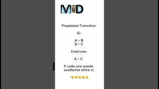 Propiedad transitiva 🫡 matematicas [upl. by Malorie]