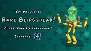 Rare Blipsqueak on Wublin island  My Singing Monsters [upl. by Kcod]