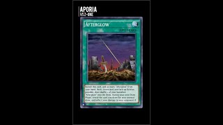 Yugioh Duel Links  Aporia uses Afterglow against ZONE [upl. by Hutchison]