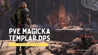 Templar Magicka DPS Build Guide PvE  Update 40 [upl. by Enitnelav972]