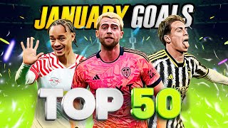 Top 50 Goals Of January 2024 [upl. by Umont18]