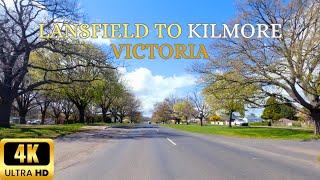 Drive From Lansfield to Kilmore Victoria  Australia  4k UHD Video [upl. by Adnil307]