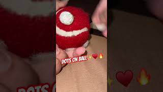 request dots on ball velcro asmr crunchy sticky asmrtriggers asmrsounds [upl. by Egiedan]