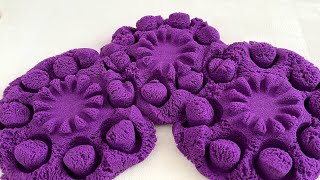 Very Satisfying and Relaxing Kinetic Sand Crunchy Sand drop and squish  40 [upl. by Barn]