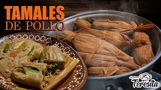 TAMALES DE POLLO ESTILO SINALOA LLENOS DE SABOR SABROSOS [upl. by Cord]