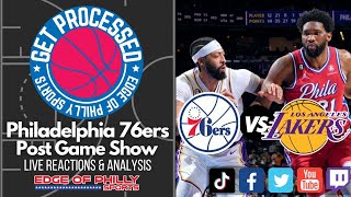 LIVE I Sixers vs Lakers Postgame Show I Reaction Takeaways amp Grades [upl. by Joete705]