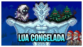 TERRARIA VENCENDO A FROST MOON Lua de Gelo COM SET MÁGICO MASTER MODE 1436 [upl. by Attegroeg800]