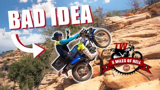 Riding Hard Enduro on Yamaha TW200s  5 Miles of Hell [upl. by Kihtrak]