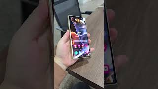 Samsung Galaxy Z Fold Special Edition W25 Unboxing Gorgeous Look kashitack viralvideo unboxing [upl. by Burnard]