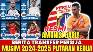 RESMI❗BERITA TRANSFER PERSIJA PUTARAN KEDUA  PERSIJA HARI INI  BERITA PERSIJA [upl. by Sueahccaz]