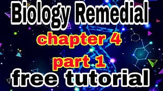 🔴Remedial Biology chapter 4 part 1 Ethiopia placement university ATC TUBE [upl. by Letnohs169]