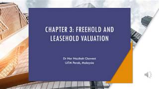 An introduction to freehold interest valuation [upl. by Joell36]