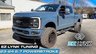 2024 67 Powerstroke HO EZLYNK Tune and Down Pipe Removal [upl. by Ragas]