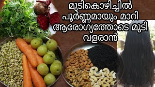 എളുപ്പത്തിൽ മുടി വളരാനുള്ള ഭക്ഷണങ്ങൾ  foods for hair growth in malayalam  Miamis kitchen [upl. by Nitneuq913]