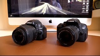 Nikon 5100 vs Canon 700D T5i  Comparativa [upl. by Annam184]