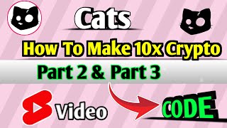 10x On Crypto Cats Code  How To Make 10x On Crypto Code catsairdrop [upl. by Uzzial]