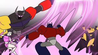 Team Autobot take on the mighty Menasor Transformers Combiner Wars Animated Episode 14 [upl. by Myles]