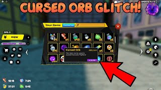 HOW TO GET INFINITE CURSED ORBS OP GLITCH ┃ ANIME FIGHTERS SIMULATOR [upl. by Cohbath540]