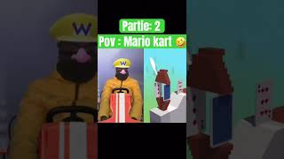 Mario kart Partie 2 🤣🤣 humour satisfying repost [upl. by Durning]