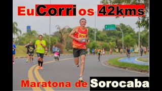 Maratona de Sorocaba 2023  Eu corri os 42kms [upl. by Ilke]