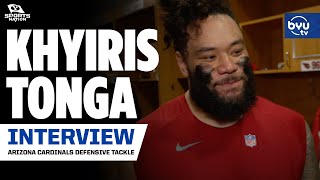 Khyiris Tonga with Undefeated BYU Hype and an Arizona Cardinals Update [upl. by Namyw848]