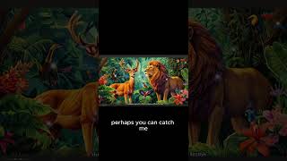 The Lion and the Deer shortstoriesforkids bedtimestories kidsentertainment kidsshorts [upl. by Turner]