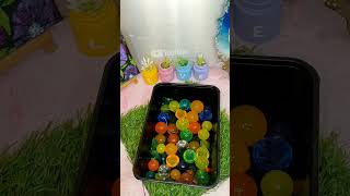 Making Big Orbeeze Ball Water Lamp Light🍡🪔💫 shorts asmulticreativity diy crafts [upl. by Eardna147]